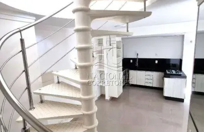 Cobertura com 1 dormitório à venda, 83 m² - casa branca - santo andré/sp