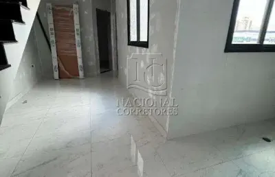Cobertura com 2 dormitórios à venda, 80 m² por r$ 412.000,00 - casa branca - santo andré/sp