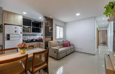 Cobertura com 3 dormitórios à venda, 64+64m², 2 vagas por r$ 630.000 - utinga - santo andré/sp