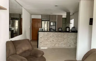 Cobertura com 2 dormitórios à venda, 110 m² por r$ 445.000,00 - parque das nações - santo andré/sp