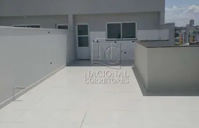 Cobertura com 2 dormitórios à venda, 120 m² por r$ 460.000,00 - parque das nações - santo andré/sp
