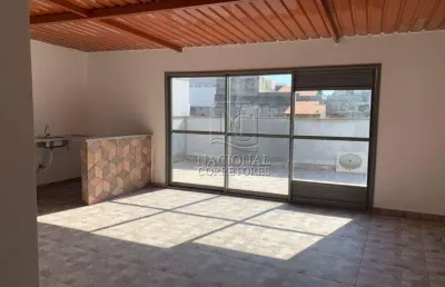 Cobertura com 3 dormitórios à venda, 76 m² por r$ 600.000,00 - vila camilópolis - santo andré/sp