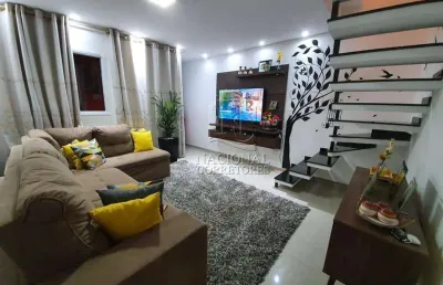 Cobertura com 2 dormitórios à venda, 96 m² por r$ 350.000,00 - jardim guarará - santo andré/sp