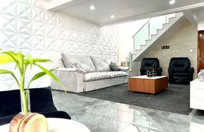 Cobertura com 3 dormitórios à venda, 374 m² - santa maria - santo andré/sp