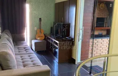 Cobertura com 3 dormitórios à venda, 103 m² por r$ 690.000,00 - casa branca - santo andré/sp