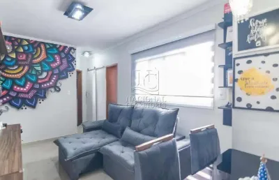 Cobertura com 2 dormitórios à venda, 98 m² por r$ 450.000,00 - jardim santo antônio - santo andré/sp