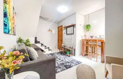 Cobertura com 2 dormitórios à venda, 88 m² por r$ 380.000,00 - vila guarani - santo andré/sp