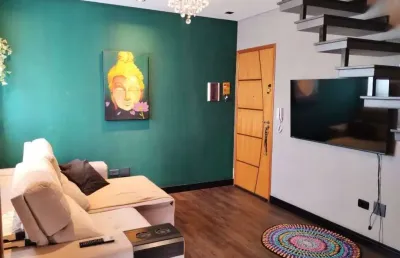 Cobertura com 2 dormitórios à venda, 84 m² por r$ 425.500,00 - parque das nações - santo andré/sp