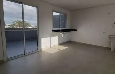 Cobertura com 2 dormitórios, 60 m² - venda por r$ 420.000,00 ou aluguel por r$ 3.070,00/mês - vila lucinda - santo andré/sp