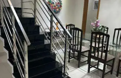 Sobrado com 3 dormitórios, 153 m² - vila santa teresa - santo andré/sp