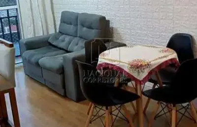 Apartamento à venda, 2 quartos, 1 vaga, parque erasmo assunção - santo andré/sp