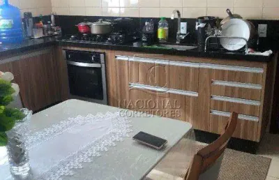 Sobrado com 3 dormitórios à venda, 100 m² por r$ 380.000,00 - vila são pedro - santo andré/sp