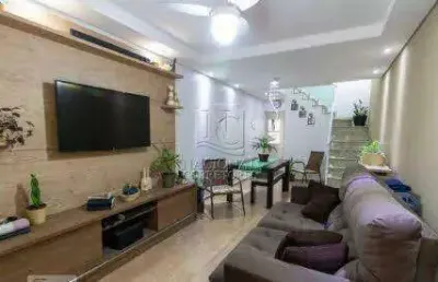 Sobrado à venda, 3 quartos, 1 suíte, 2 vagas, vila pires - santo andré/sp