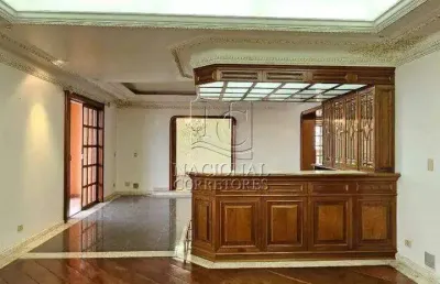 Apartamento para locação com 464m² , 4 quartos , 4 suítes, 5 banheiros, 4 vagas - vila bastos - santo andre - sp