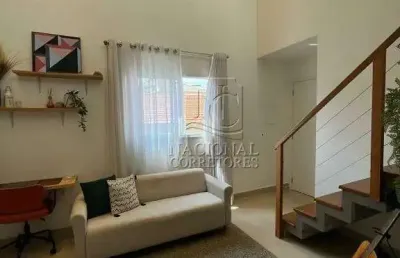 Apartamento duplex à venda, 1 quarto, 1 suíte, 3 vagas, vila francisco matarazzo - santo andré/sp