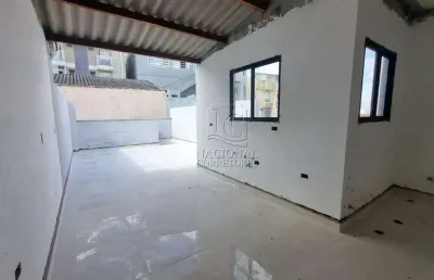 Cobertura sem condomínio à venda, 2 quartos, 1 suíte, 2 vagas, utinga - santo andré/sp