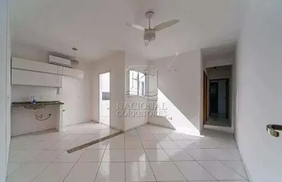 Apartamento para aluguel, 2 quartos, 1 suíte, 1 vaga, vila alzira - santo andré/sp