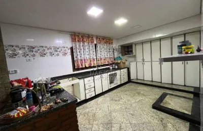 Casa com 3 dormitórios para locação , 376 m² - parque novo oratório - santo andré/sp