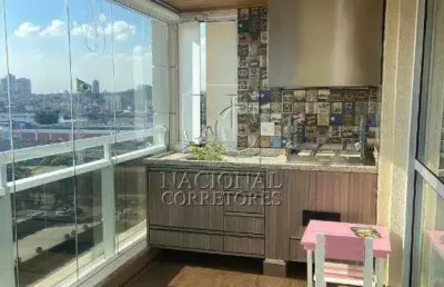 Apartamento com 3 suítes à venda no condomínio paris – centro de santo andré
