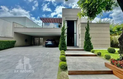 Rr6378 casa deslumbrante 676m² condomínio residencial alpha 1 - oportunidade - 4 suítes 6 vagas - barueri, sp - ótima localização - alphaville