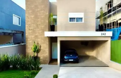 Rr5398 casa 220m² condomínio new ville - oportunidade - 4 dorms 4 vagas - santana de parnaíba sp - ótima localização - suru - prox alphaville