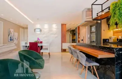 Rr7456 apartamento mobiliado 110m² condomínio parc athenee - oportunidade - 3 dorms 2 vagas - barueri sp - ótima localização - alphaville