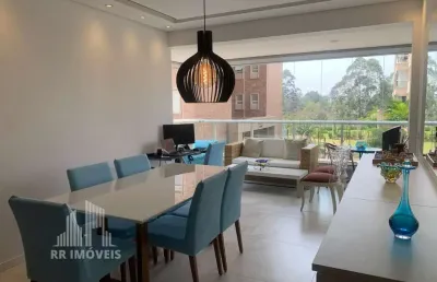 Rr7555 apartamento 136m² condomínio boulevard tamboré - oportunidade - 3 suítes 3 vagas - santana de parnaíba, sp - ótima localização - alphaville