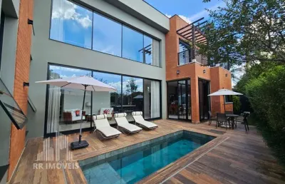 Rr7715 casa 386m² condomínio residencial 9 - oportunidade - 3 suítes 4 vagas - santana de parnaíba, sp - alphaville - ótima localização