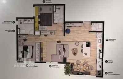 Rr8299 apartamento 81m² condomínio manacá barueri - barueri, sp - 3 dorms 2 vagas - oportunidade - ótima localização - aldeia barueri