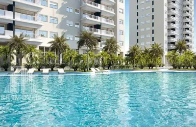 Rr8454 apartamento 58m² condomínio acqua park home resort - oportunidade - 2 dorms 2 vagas - lançamento - ótima localização - jardim esperança