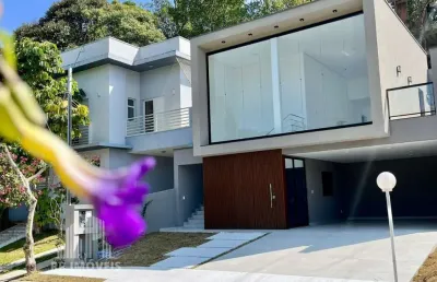 Rr8582 casa nova 180m² condomínio morada da aldeia - oportunidade - 4 dorms 4 vagas - santana de parnaíba, sp - ótima localização - aldeia da serra