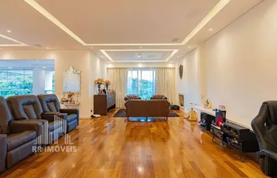 Rr8598 apartamento mobiliado 367m² condomínio the penthouses - oportunidade - 3 suítes 5 vagas - santana de parnaíba sp - tamboré - ótima localização