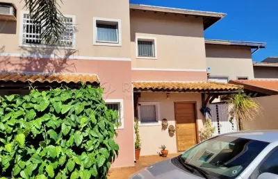 Sobrado no bairro jd. botânico em condomínio com 03 dormitórios, área gourmet , piscina.