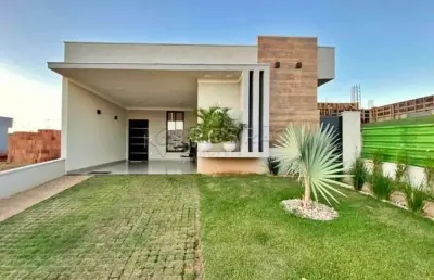 Casa térrea bairro vivendas da mata em condomínio com 03 dormitórios sendo 01 suíte, área gourmet, churrasqueira.
