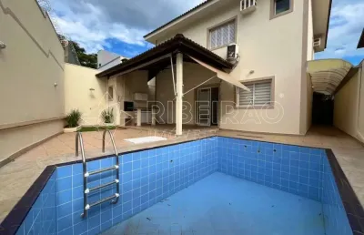 Casa sobrado em condomínio com 3 suítes e piscina para locação no bairro nova aliança