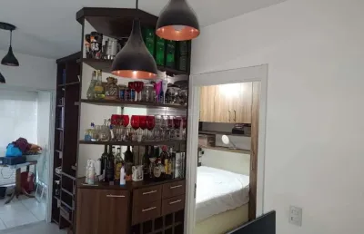 Apartamento a venda com 50m2 , 2 dormitorios , 1 banheiro , 1 suite e 1 vaga