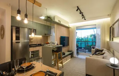 Apartamento à venda no morumbi com 45m, 1 dormitório, 1 vaga