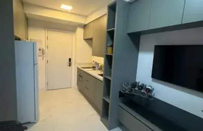 Apartamento à venda no brooklin paulista, são paulo-sp: 1 quarto, 1 suíte, 1 banheiro, 28m² de área. imperdível!