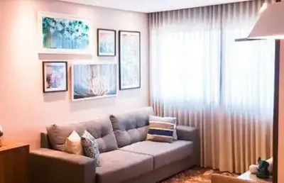 Apartamento à venda - jardim santa emília, 3 quartos,  63 m2