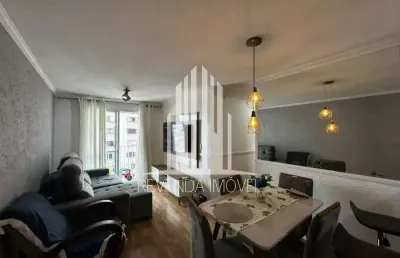 Apartamento à venda no condomínio a chácara em são paulo-: 3 quartos, 1 suíte, 2 salas, 2 banheiros, 2 vagas de garagem no jardim melo, 68m² de área.