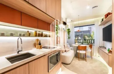 Apartamento à venda na vila olímpia, são paulo-sp: 1 quarto e 25m² de área!