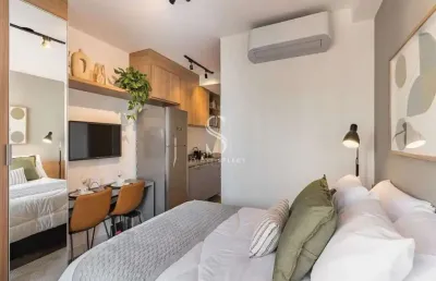 Condomínio nik perdizes, apartamento studio à venda em perdizes com 23m², 1 dormitório, 1 banheiro e