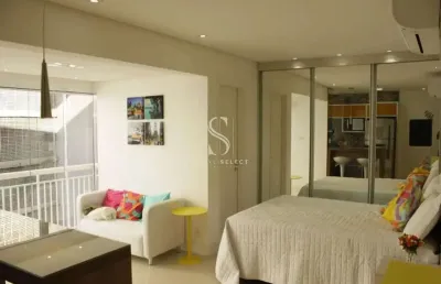 Lindo  condominio  soul  paulista  apartamento  de 32m² com um dormitorio e uma vaga em bela vista .