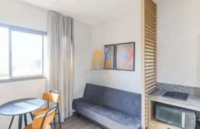 Condomínio ad 330 na chácara santo antônio (zona sul), studio de 28m² com 1 dormitório, sem vaga.