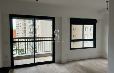 Condominio uwin brooklin, studio residencial de 32m² com 1 dormitório, sem vaga.