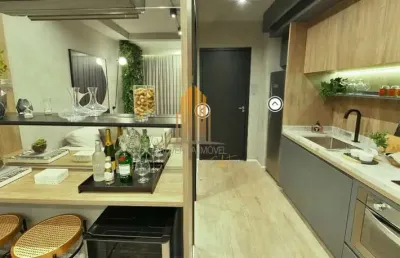 Condomínio zip brooklin localizado no bairro do brroklin, studio de 24m², possui 1 dormitório e 1 ba