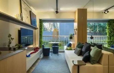 Condomínio edifício nex one alto da boa vista, em santo amaro. apartamento de 33m², 1 dormitório, 1