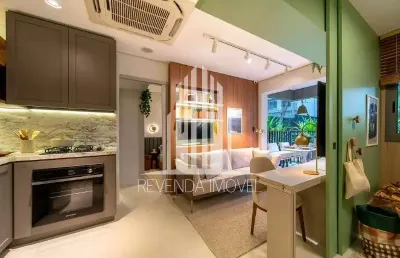 Apartamento à venda em santo amaro, são paulo-sp: 1 quarto, 1 banheiro, 1 vaga, 42,53 m² de área. venha conhecer!