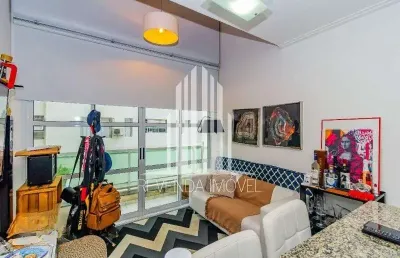 Apartamento em moema de 1 suíte com 1 vaga - 55m² à venda.