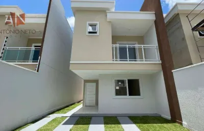 Casa com 4 dormitórios à venda, 127 m² por r$ 540.000,00 - eusébio - eusébio/ce